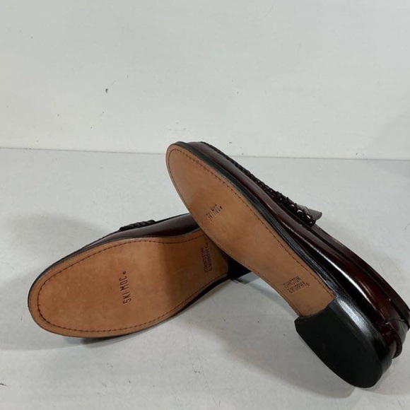 NEW!! Men’s Johnston & Men’s Classic Burgundy Leather Penny Loafers Size 11.5B